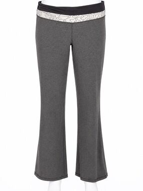 Vintage Lululemon Gray Cross Front Yoga Pants Bootcut Size 6